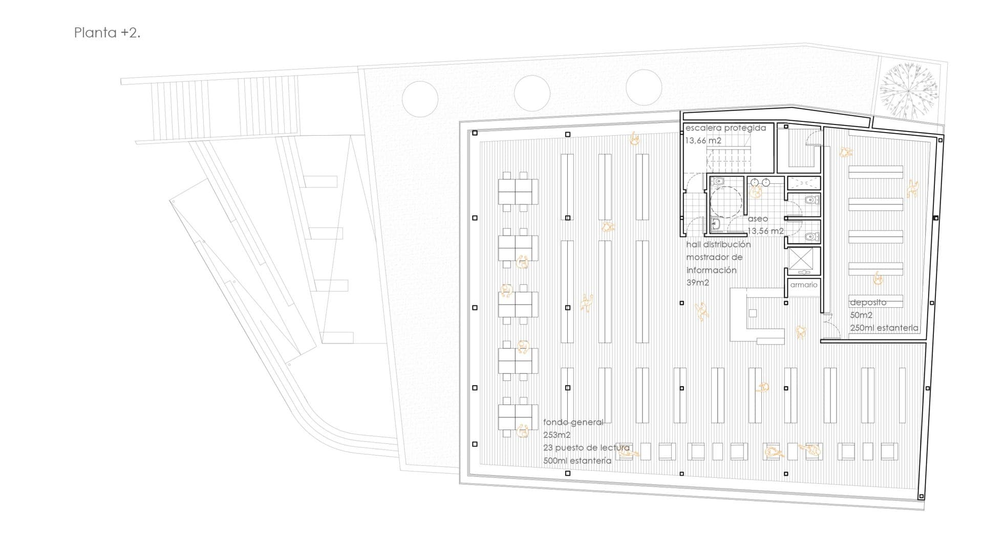 BIBLIOTECA MUNICIPAL BOADILLA — Croquis i plànols 6
