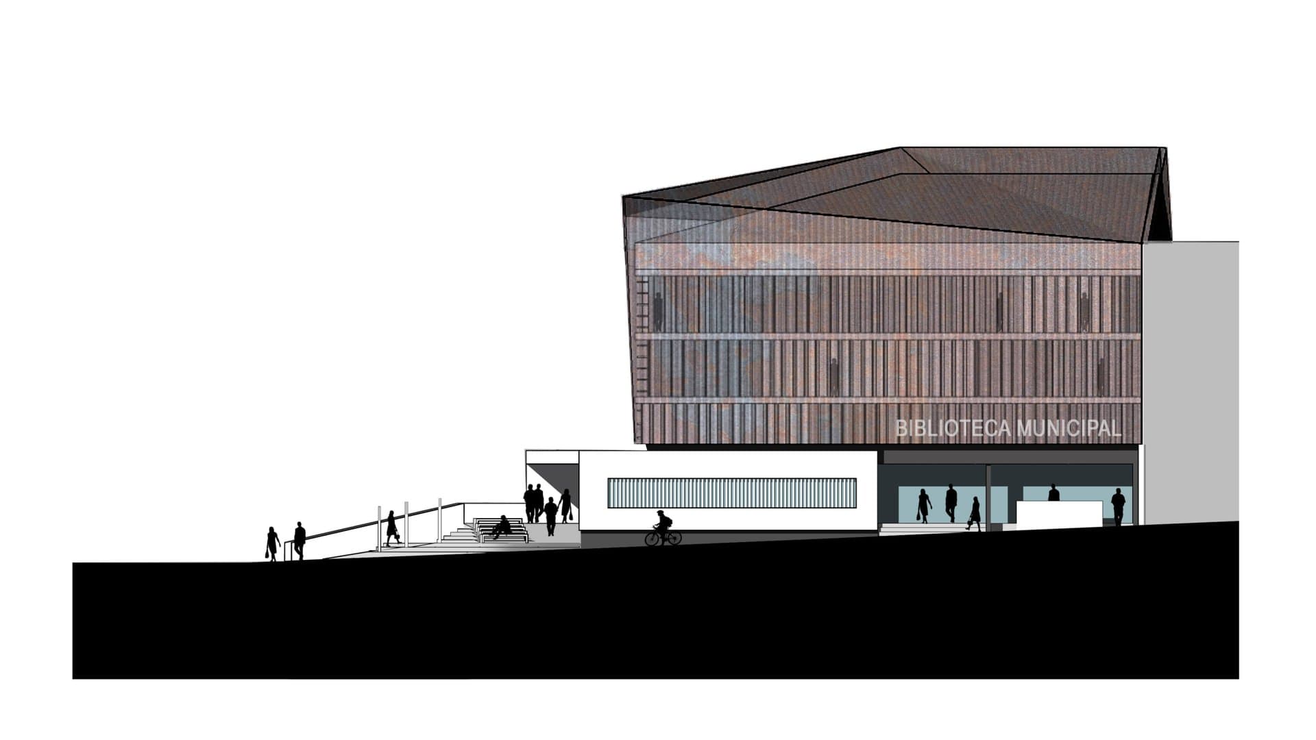 BIBLIOTECA MUNICIPAL BOADILLA — Croquis i plànols 2