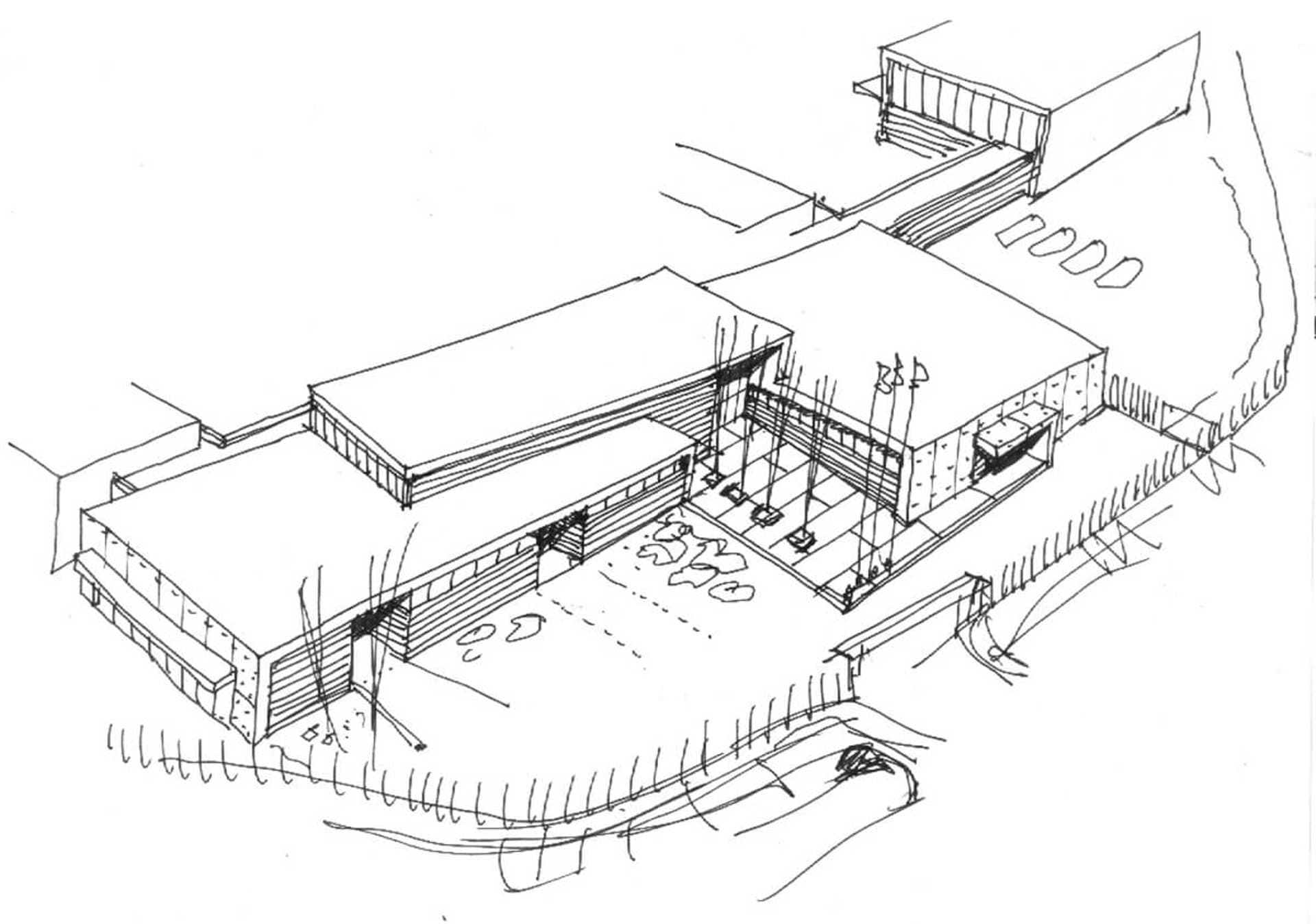 ESCOLA PÚBLICA Nº2 A MÉNTRIDA — Croquis i plànols 1