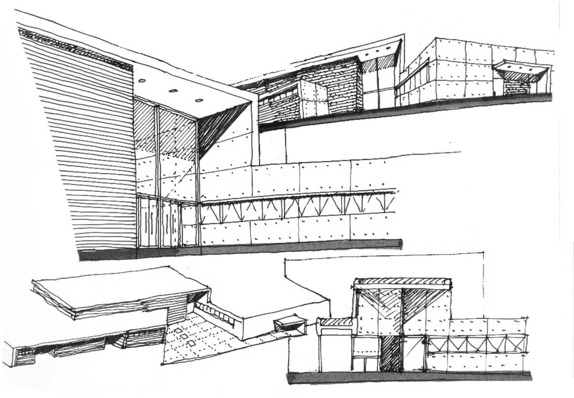 ESCOLA PÚBLICA Nº2 A MÉNTRIDA — Croquis i plànols 2