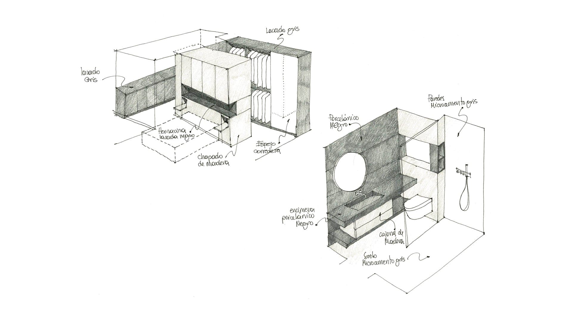 CASA MOOD — Croquis i plànols 1